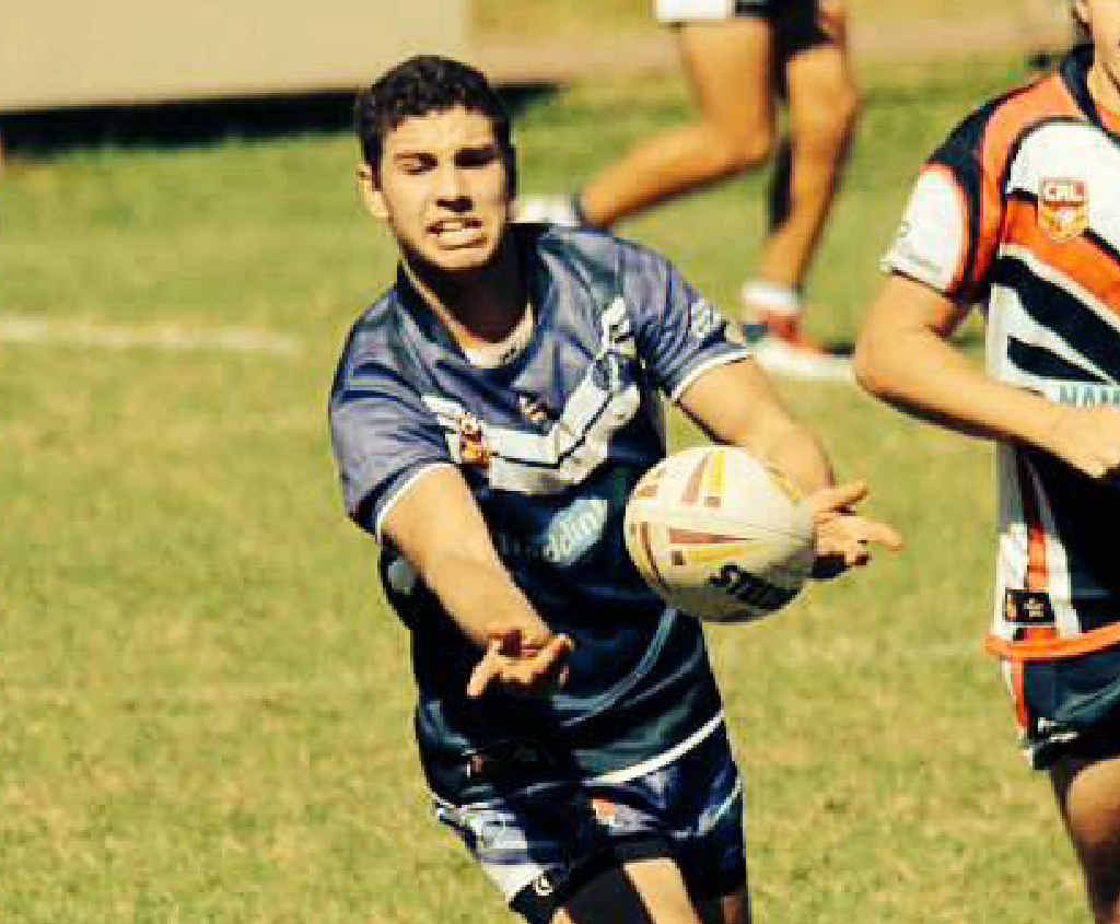 SHOCK LOSS: Grafton Ghosts Under-18s player Clinton McGrail-Skinner. SHOCK LOSS: Grafton Ghosts Under-18s player Clinton McGrail-Skinner.